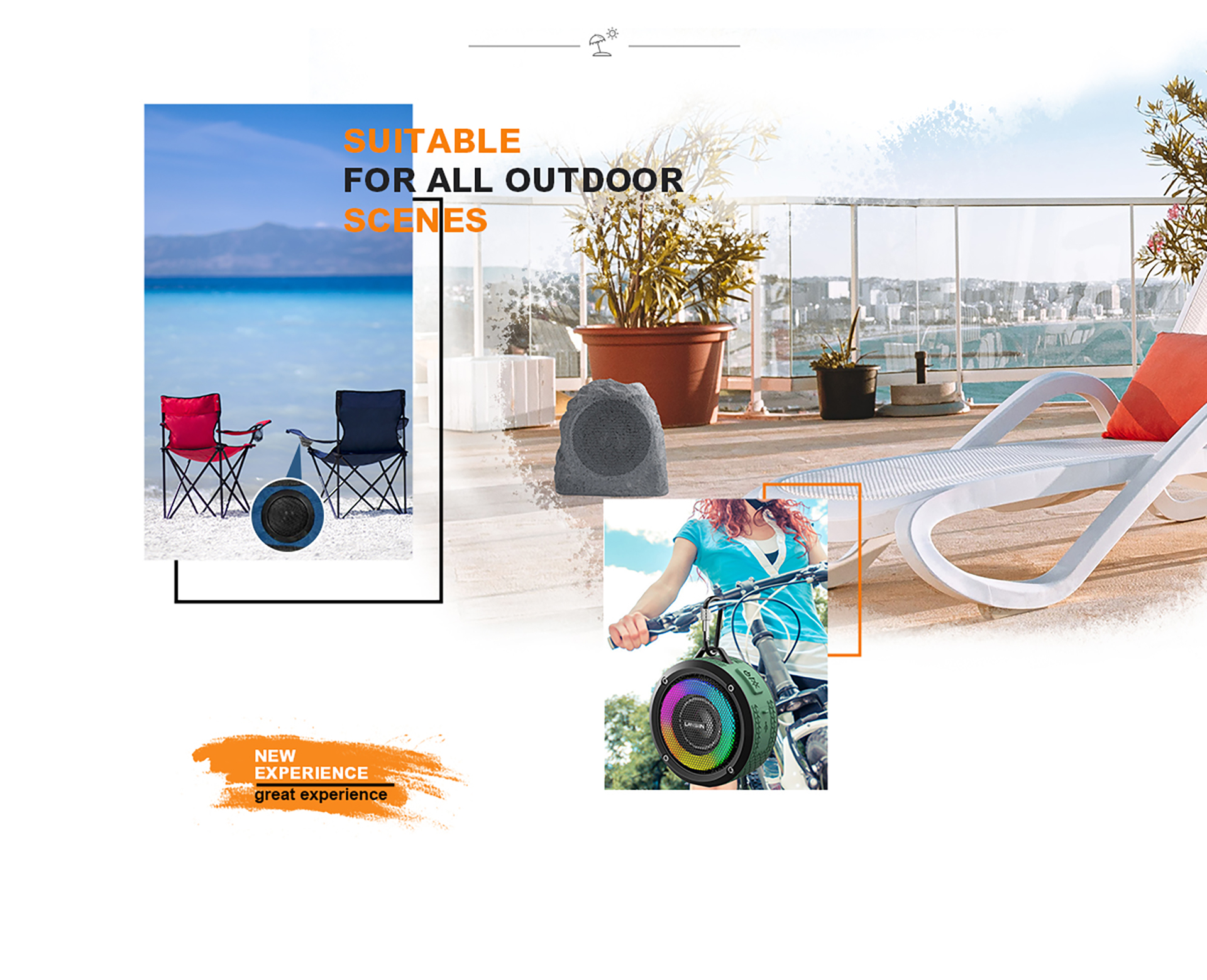 suitable for all outdoor scenes light beach, bike cycling, sun bath